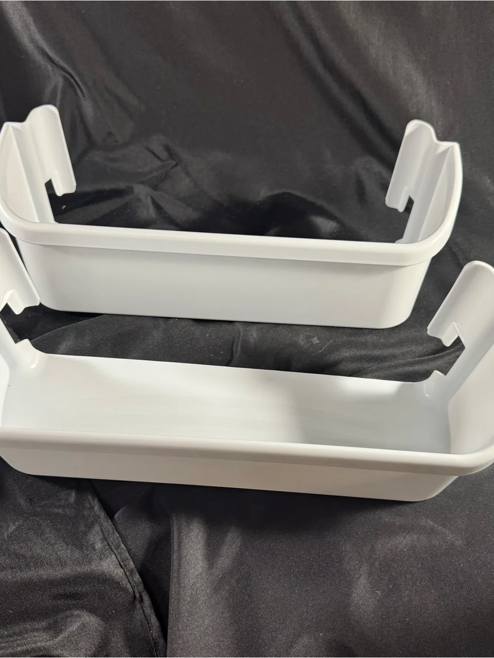 Refrigerator Side Door Bottom Shelf Compatible with Frigidaire 240323001 2-Pack
